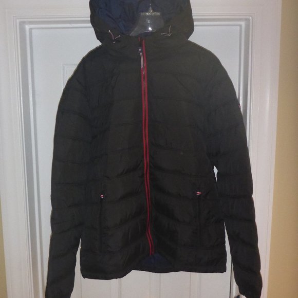 Men's Hooded Puffer 3/4 Length Winter Coat - Picture 1 of 8